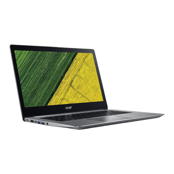 Acer Swift 3 SF314-52 Gebruikershandleiding