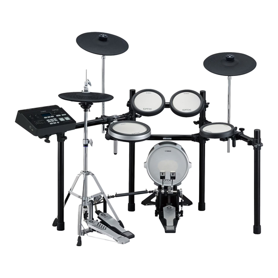 Yamaha DTX drums DTX700 Naslaggids