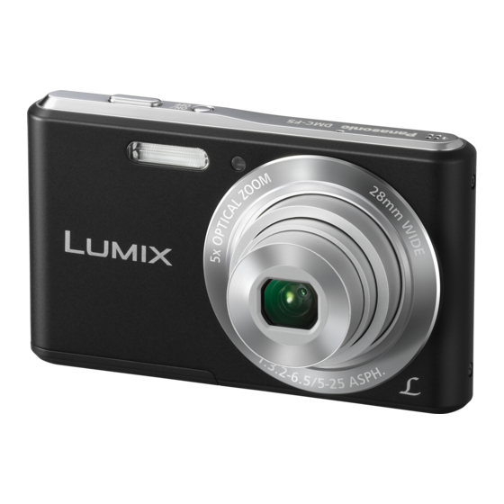 Panasonic LUMIX DMC-F5 Gebruiksaanwijzing