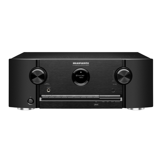 Marantz SR5015 Gebruiksaanwijzing