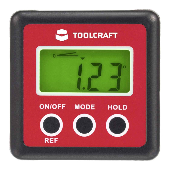 TOOLCRAFT 1662855 Gebruiksaanwijzing