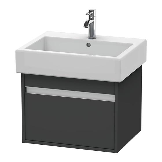 DURAVIT Ketho KT 6686 Montagehandleiding