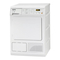 Wasdrogers Miele T 8939 WP Gebruiksaanwijzing