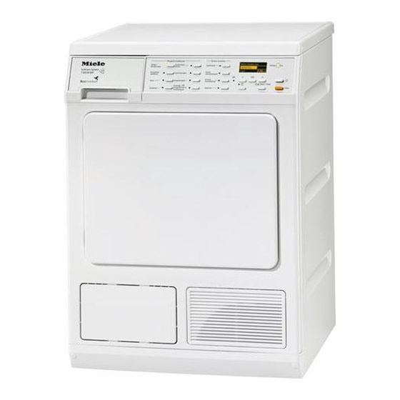 Miele T 8939 WP Gebruiksaanwijzing