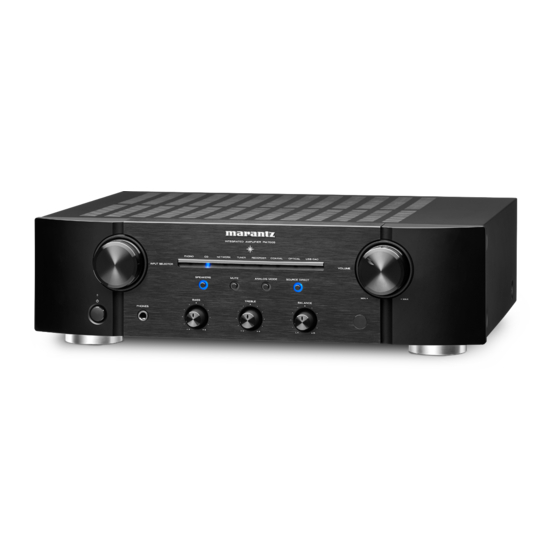 Marantz PM7005 Gebruiksaanwijzing