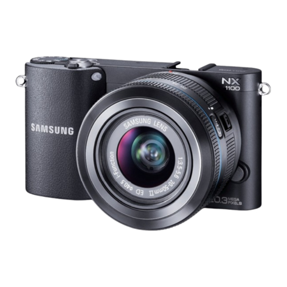 Samsung NX1100 Gebruiksaanwijzing