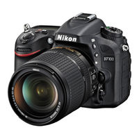 Nikon D7100 Gebruikershandleiding