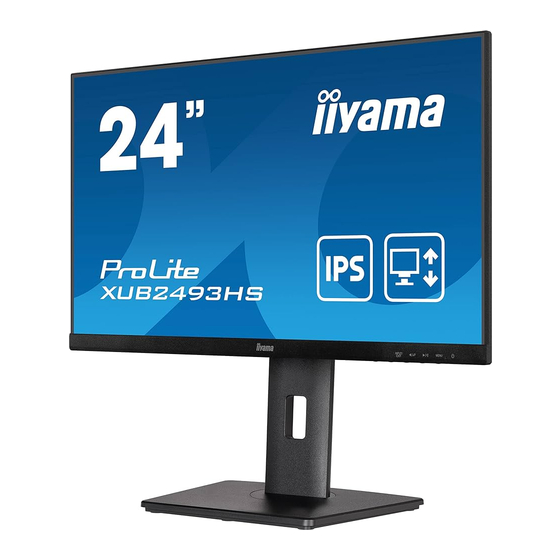 iiayma ProLite XUB2493HS Gebruikershandleiding