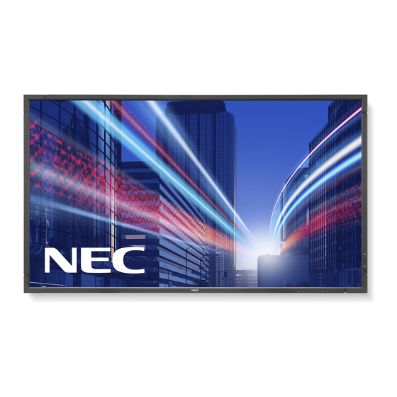 NEC MultiSync P403 Gebruikershandleiding