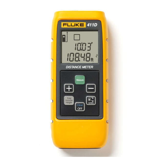 Fluke 411D Gebruiksaanwijzing