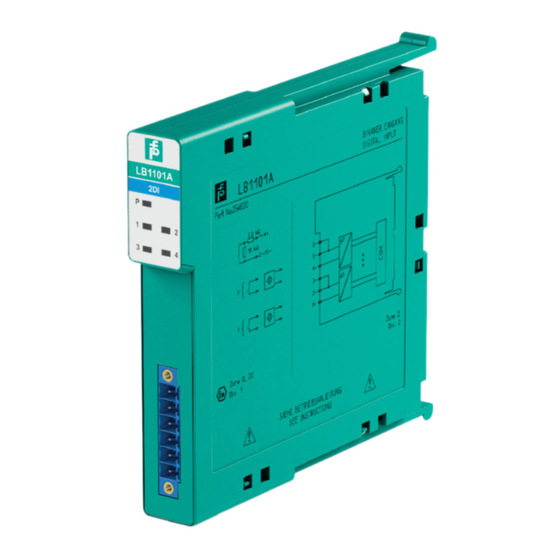 Pepperl+Fuchs LB1101A Handleiding