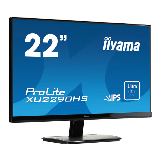 iiayma ProLite XU2290HS Gebruikershandleiding