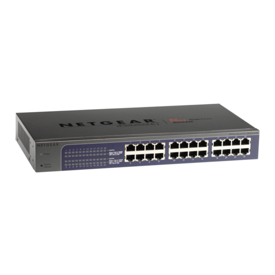 NETGEAR JGS524E Installatiehandleiding