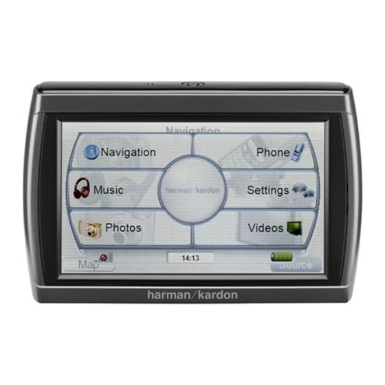 Harman Kardon guide+play GPS 810EU Handleiding