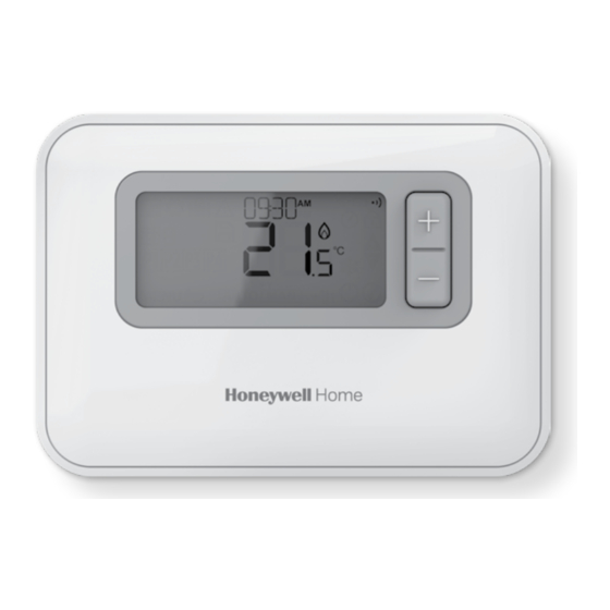 Honeywell Home T3 Gebruikershandleiding