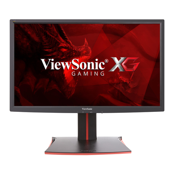 ViewSonic XG2701 Gebruikshandleiding