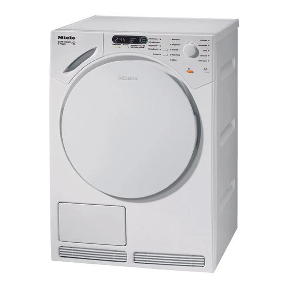 Miele SoftCare System T 7744 C Gebruiksaanwijzing