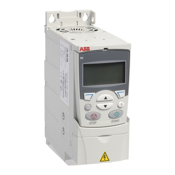 ABB ACS310 Series Verkorte Gebruikershandleiding