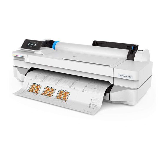 HP DesignJet T100 Series Gebruikershandleiding