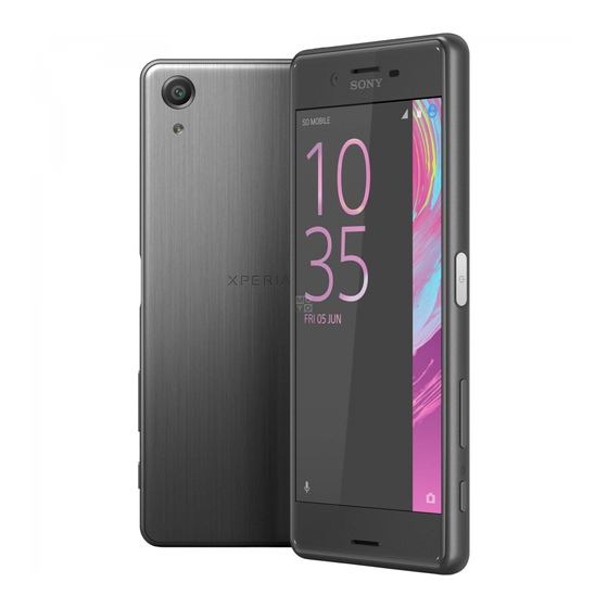 Sony Xperia X Performance F8132 Gebruikershandleiding