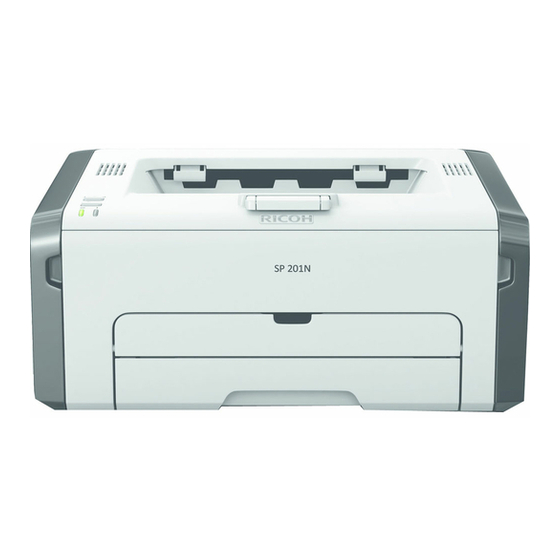 Ricoh SP 201N Gebruikershandleiding