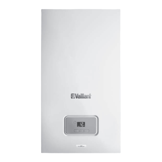 Vaillant VUW 6/6-3 ecoFIT pro Series Installatie- En Onderhoudshandleiding