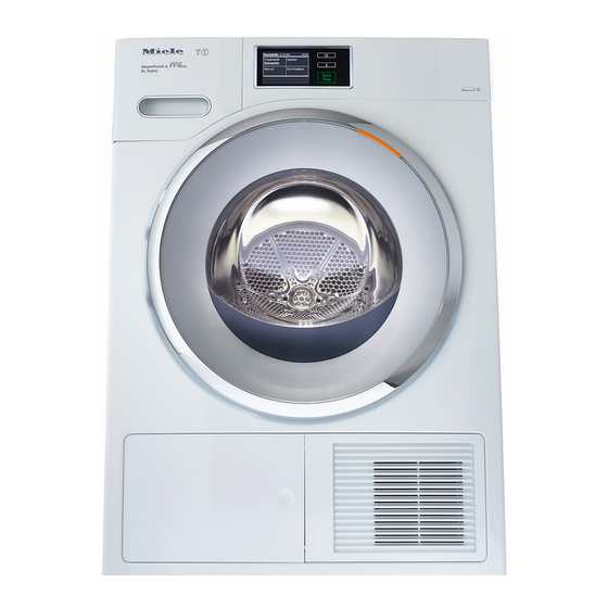 Miele TMV 840 WP Gebruiksaanwijzing