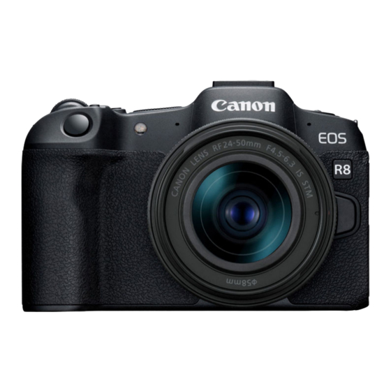 Canon EOS R8 Uitgebreide Gebruikershandleiding