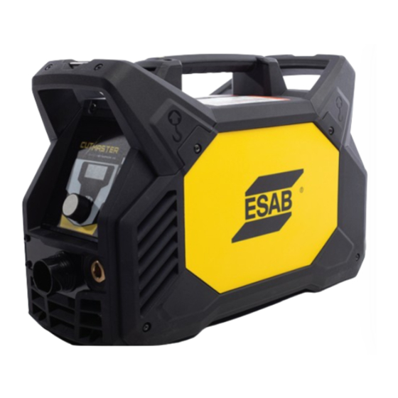 ESAB CUTMASTER 40 Gebruikershandleiding