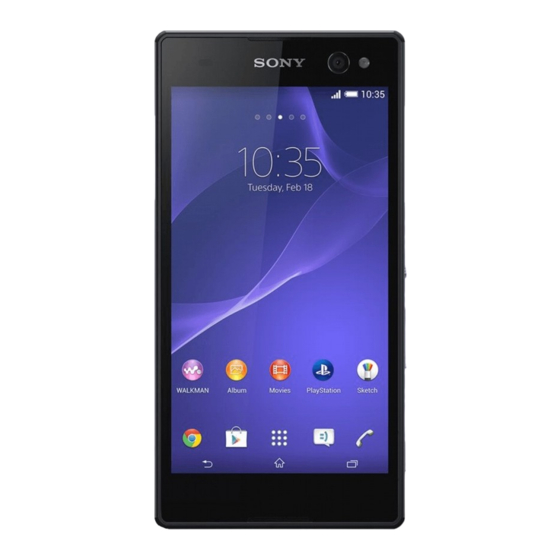 Sony Xperia C3 D2533 Gebruikershandleiding