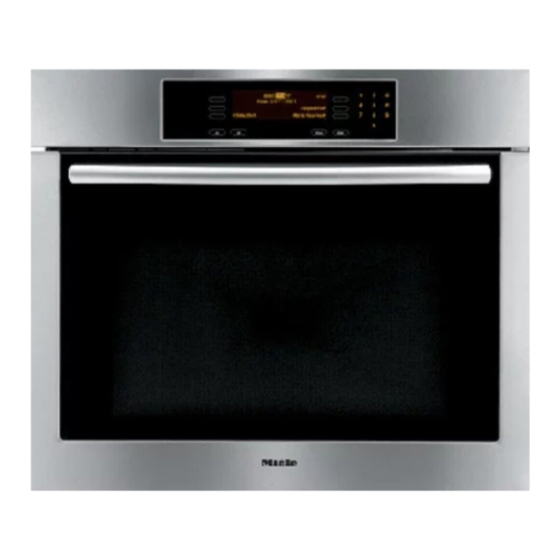 Miele H 4580 Gebruiksaanwijzing