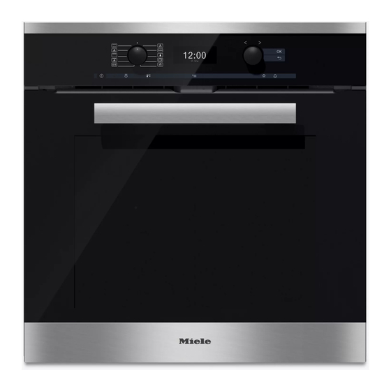 Miele H6460BP Gebruiks- En Montagehandleiding