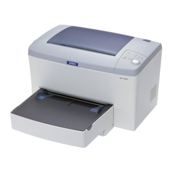 Epson EPL-6100 Gebruikershandleiding