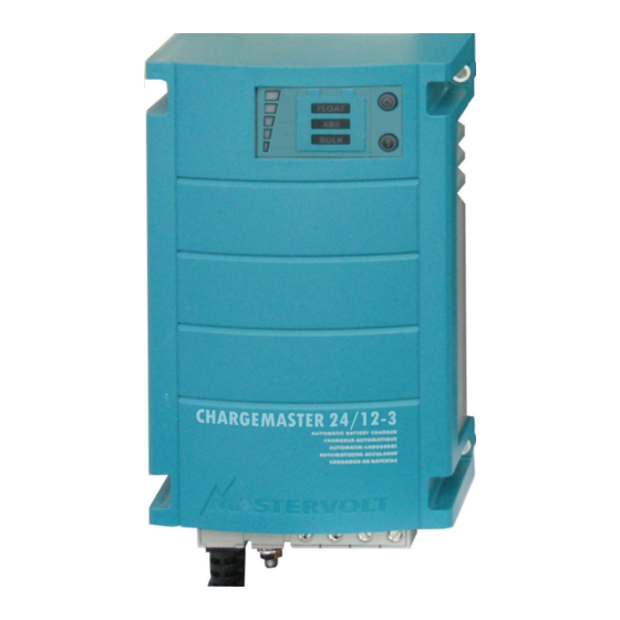 Mastervolt ChargeMaster 12/25-3 Gebruikershandleiding