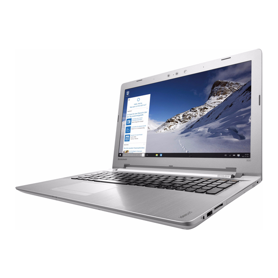 Lenovo ideapad 500 Series Gebruikershandleiding