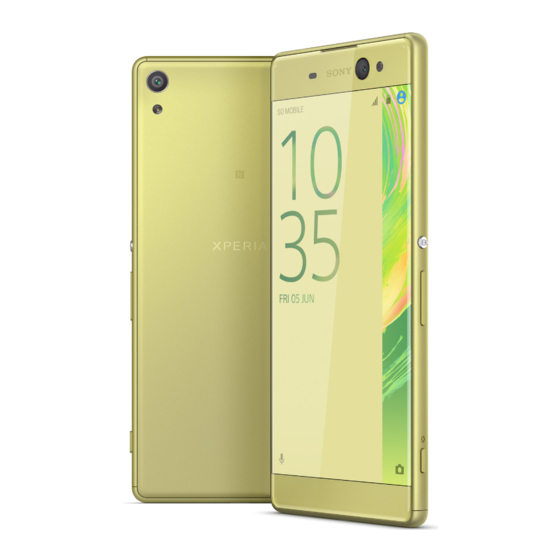 Sony Xperia XA Ultra F3212 Gebruikershandleiding