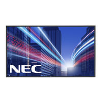 NEC MultiSync X554HB Gebruikershandleiding