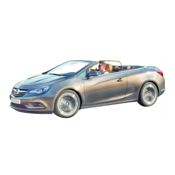 Opel CASCADA 2015 Gebruikershandleiding