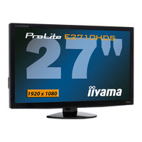 Iiyama ProLite E2710HDSD Gebruikershandleiding