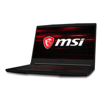 MSI GF63 8RD Gebruikershandleiding