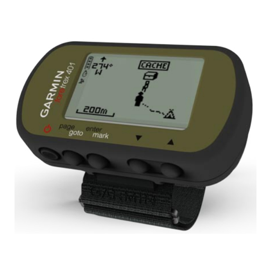 Garmin foretrex 301 Gebruikershandleiding