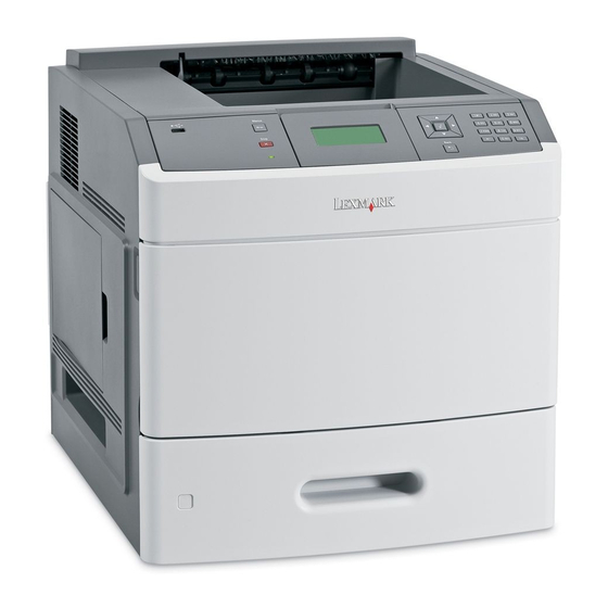 Lexmark T65 Series Handleiding