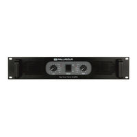 DAP Audio Palladium P-2000 Gebruikershandleiding