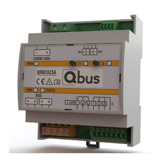 Qbus QDBC02SA Technische Productfiche