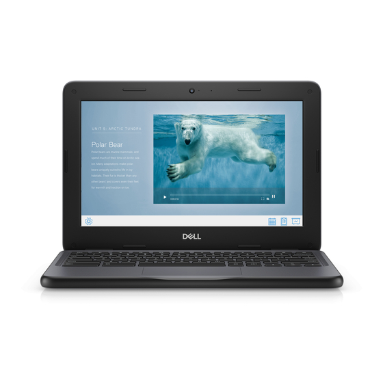 Dell Chromebook 3100 Gebruiks- En Onderhoudshandleiding