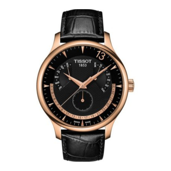 Tissot T0636373605700 Gebruiksaanwijzing