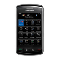 Blackberry Storm Series Gebruikershandleiding