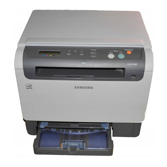 Samsung CLX-216 Series Gebruikershandleiding