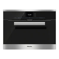 Miele H6600BP Gebruiks- En Montagehandleiding