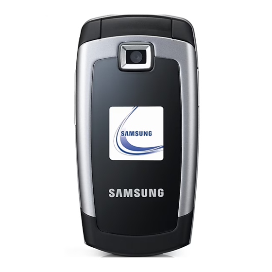 Samsung SGH-X680 Gebruiksaanwijzing